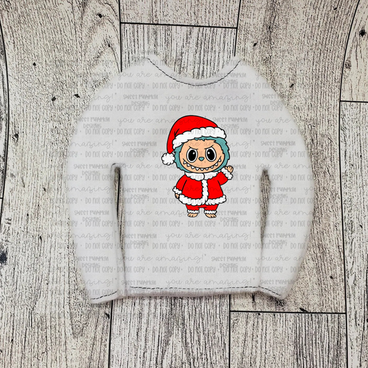 elf sweater for 12" doll - design 3