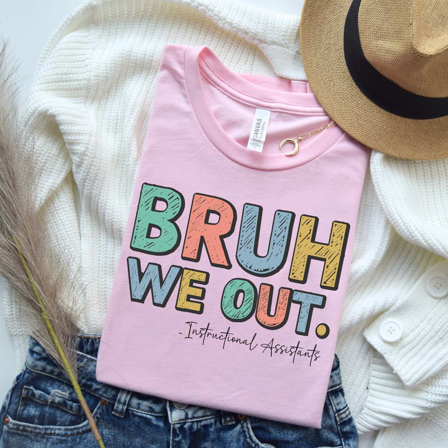 Custom School Staff Last Day of School Shirt | Personalized Teacher Team Tee | Bella Canvas Staff Shirt | End of School Year Shirt