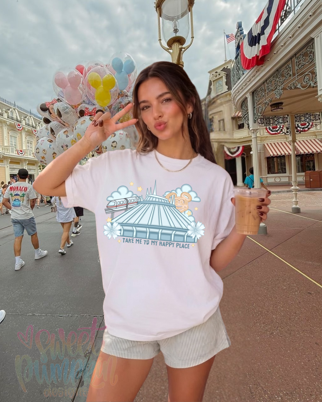 HAPPY PLACE SPACE MTN | Magical Theme Park Shirt & Tank | Adult Comfort Colors Tee