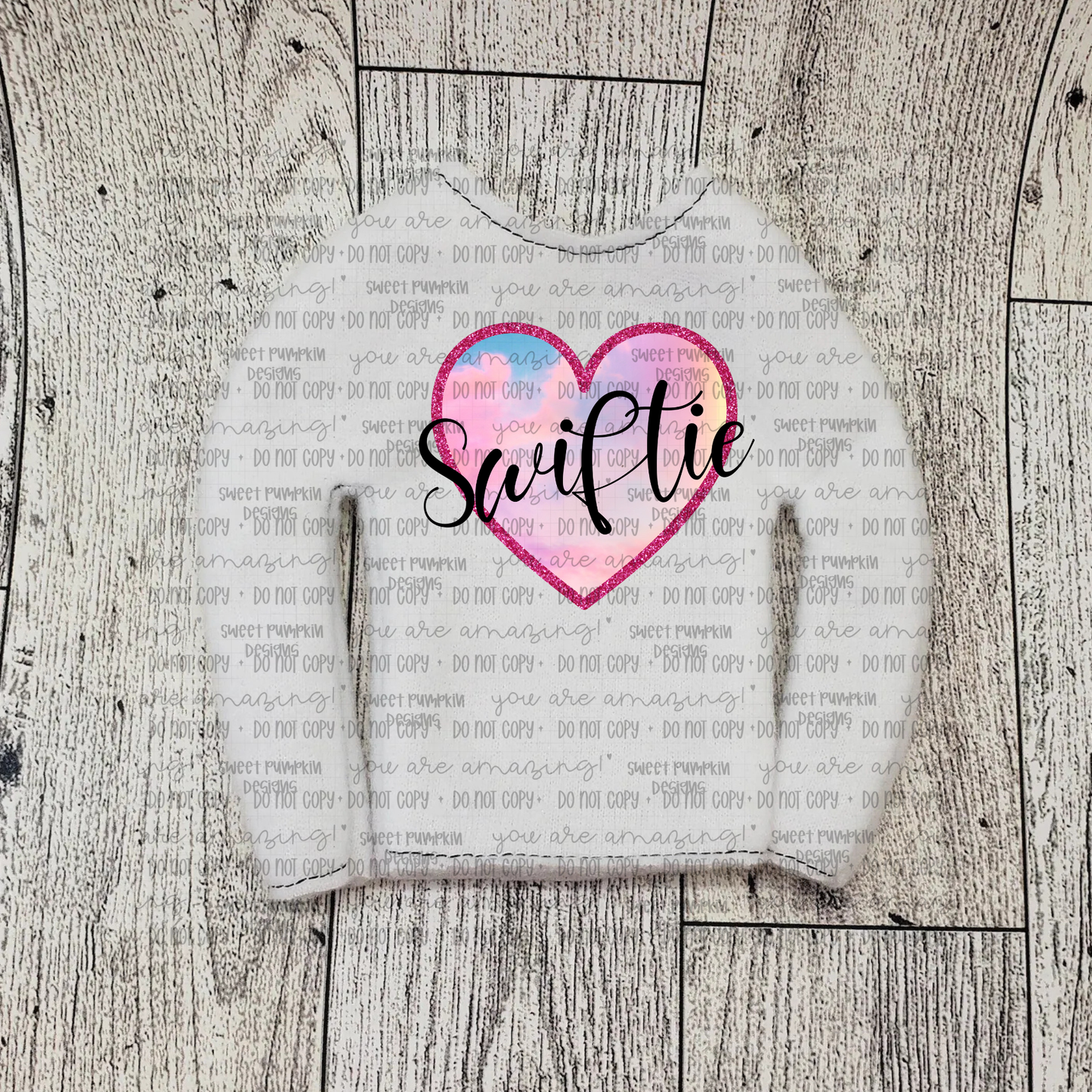 elf sweater for 12" doll - design 8