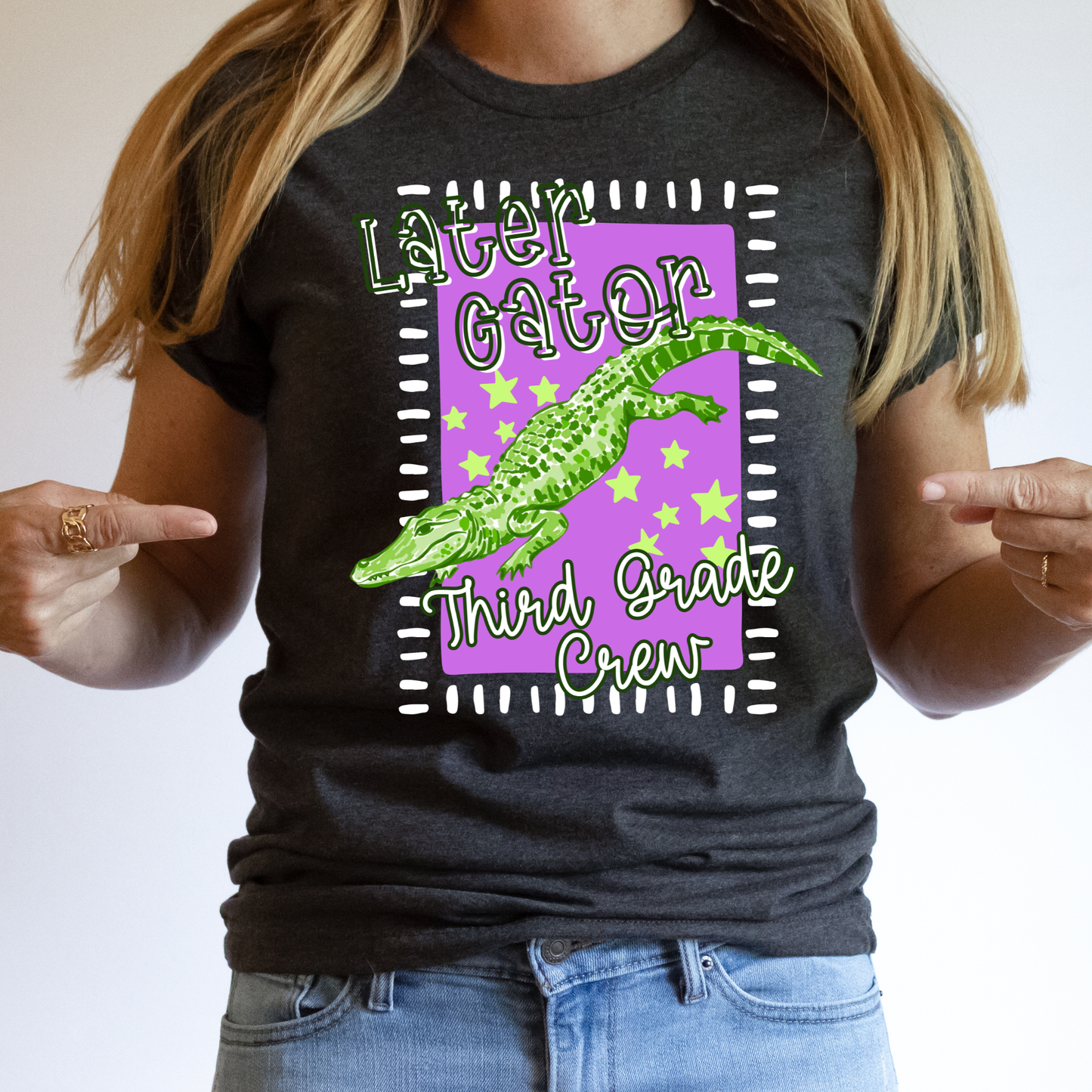 Custom Later Alligator School Staff Last Day of School Shirt | Personalized Teacher Team Tee | Bella Canvas Staff Shirt | End of School Year Shirt