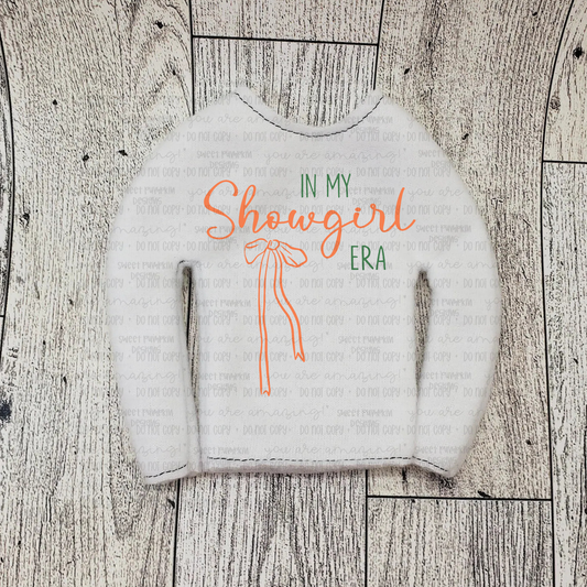 elf sweater for 12" doll - design 9