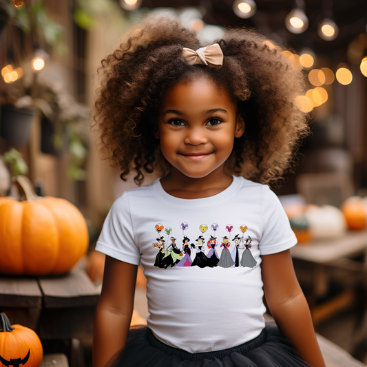 Halloween Princesses Magical Theme Park Halloween Kids Shirt | Toddler & Youth Sizes