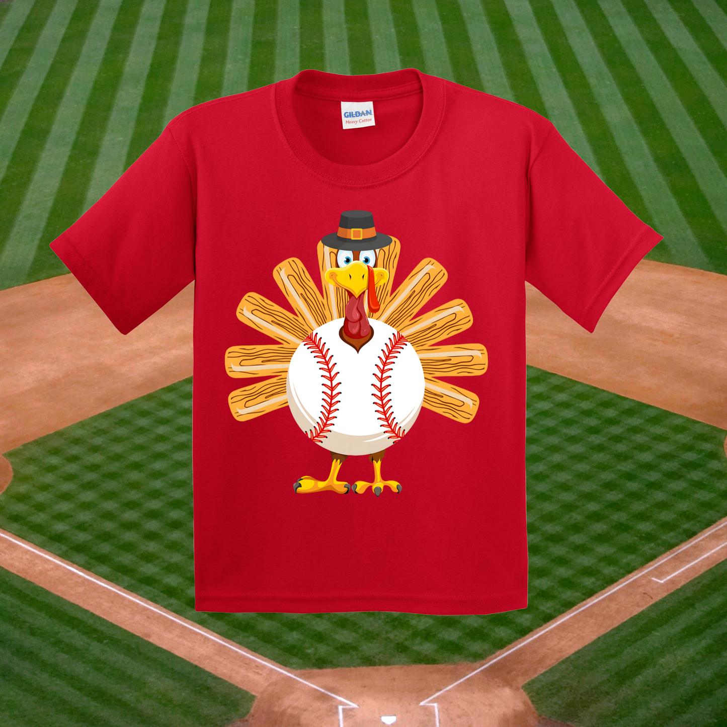 Thanksgiving Turkey Baseball Shirt for Boys | Kids Fall Baseball Shirt | Funny Turkey Thanksgiving Shirt | Boys Long Sleeve or Short Sleeve Tee (Copy)