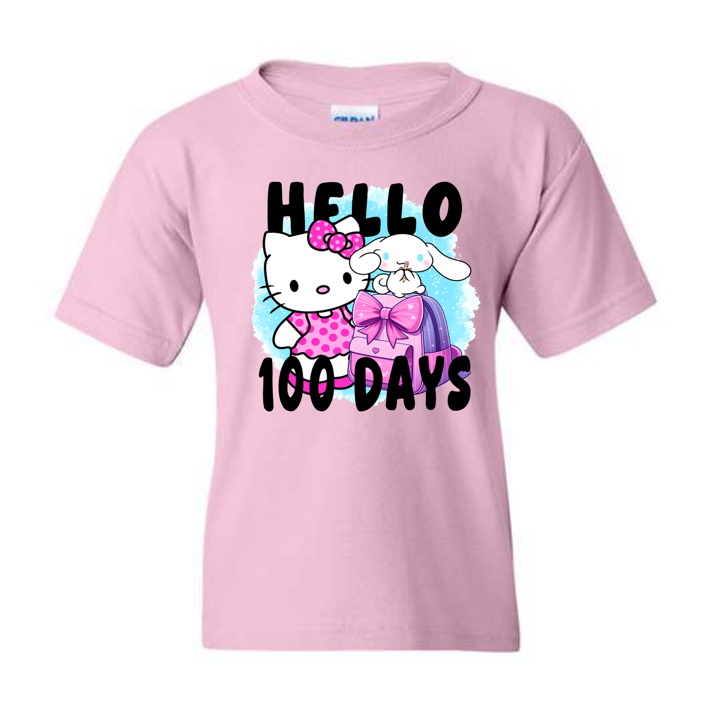 100 Days of School kitty shirt