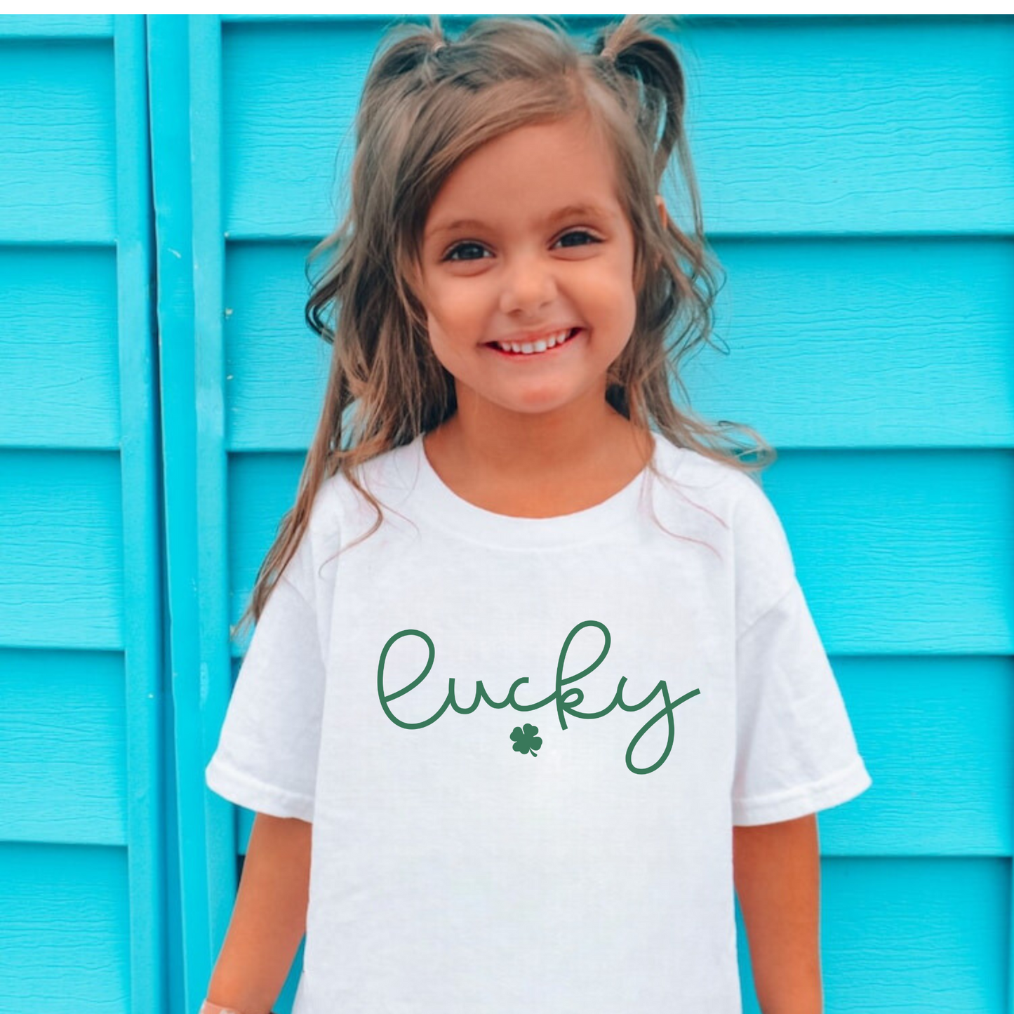 Lucky St. Patrick's Day Shirt for Girls
