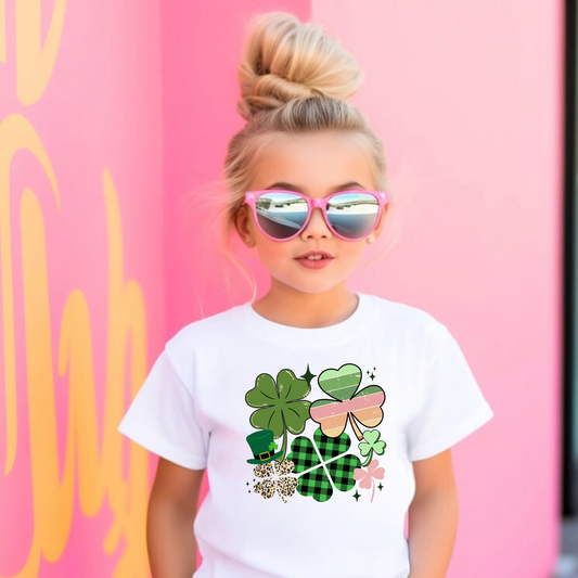 Shamrock St. Patrick's Day Shirt for Girls