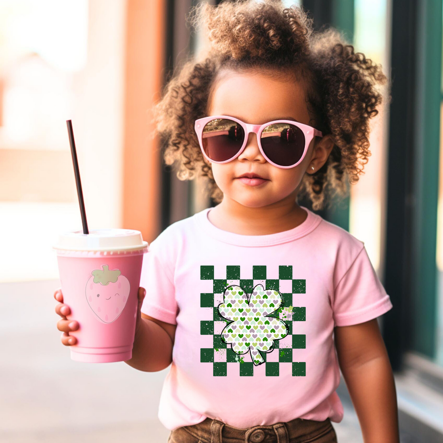 Shamrock St. Patrick's Day Shirt for Girls