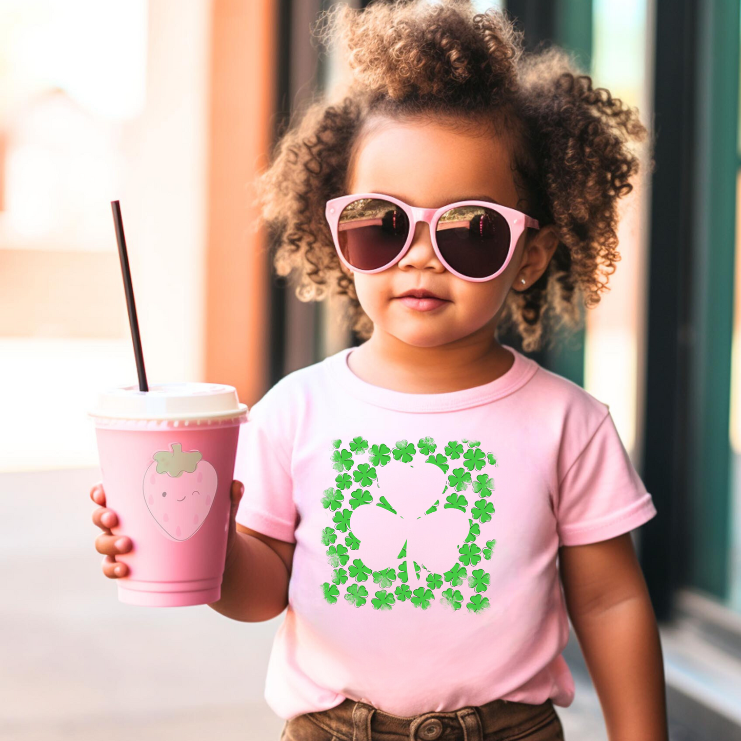 Shamrock St. Patrick's Day Shirt for Kids