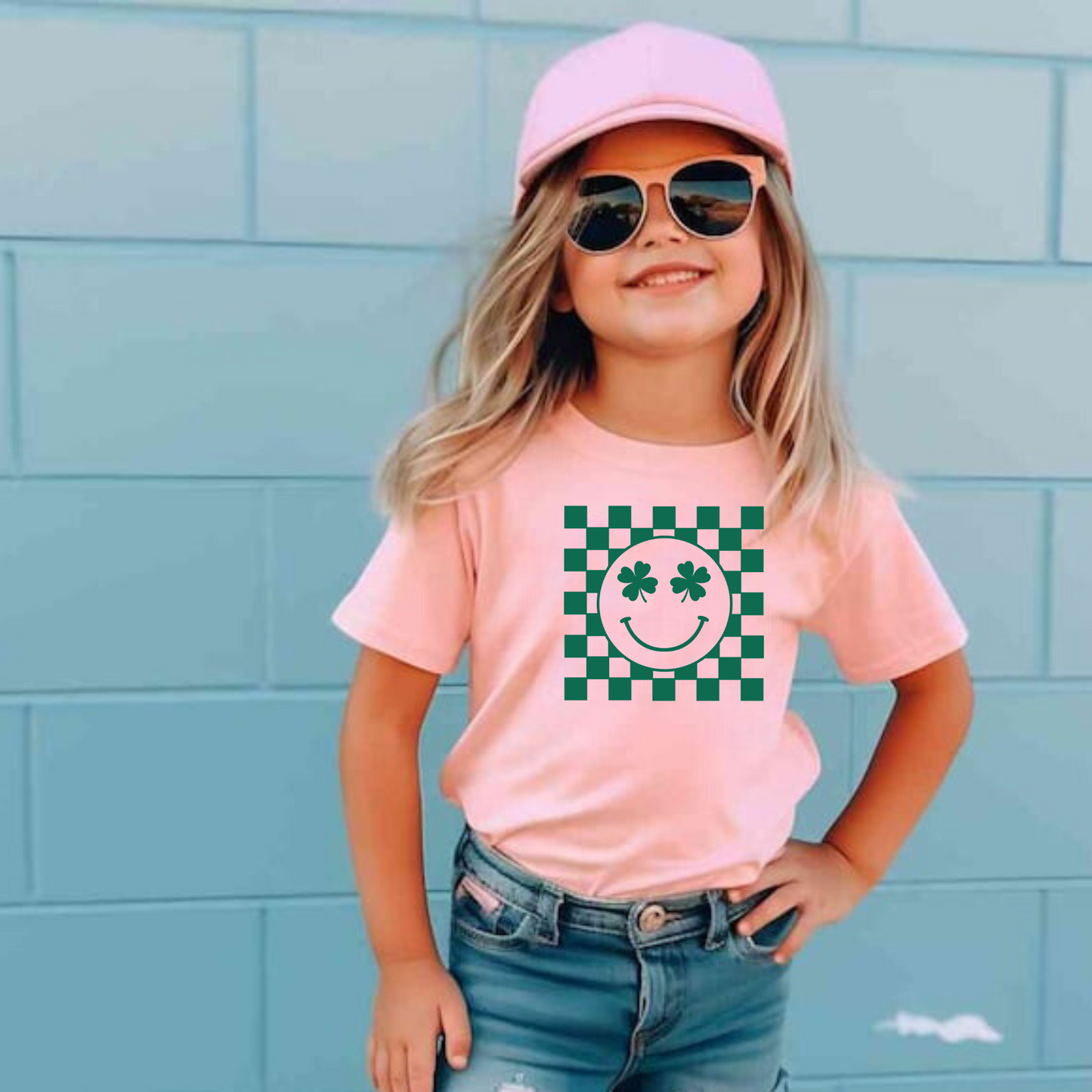 St. Patrick's Day Smiley Shirt for Kids