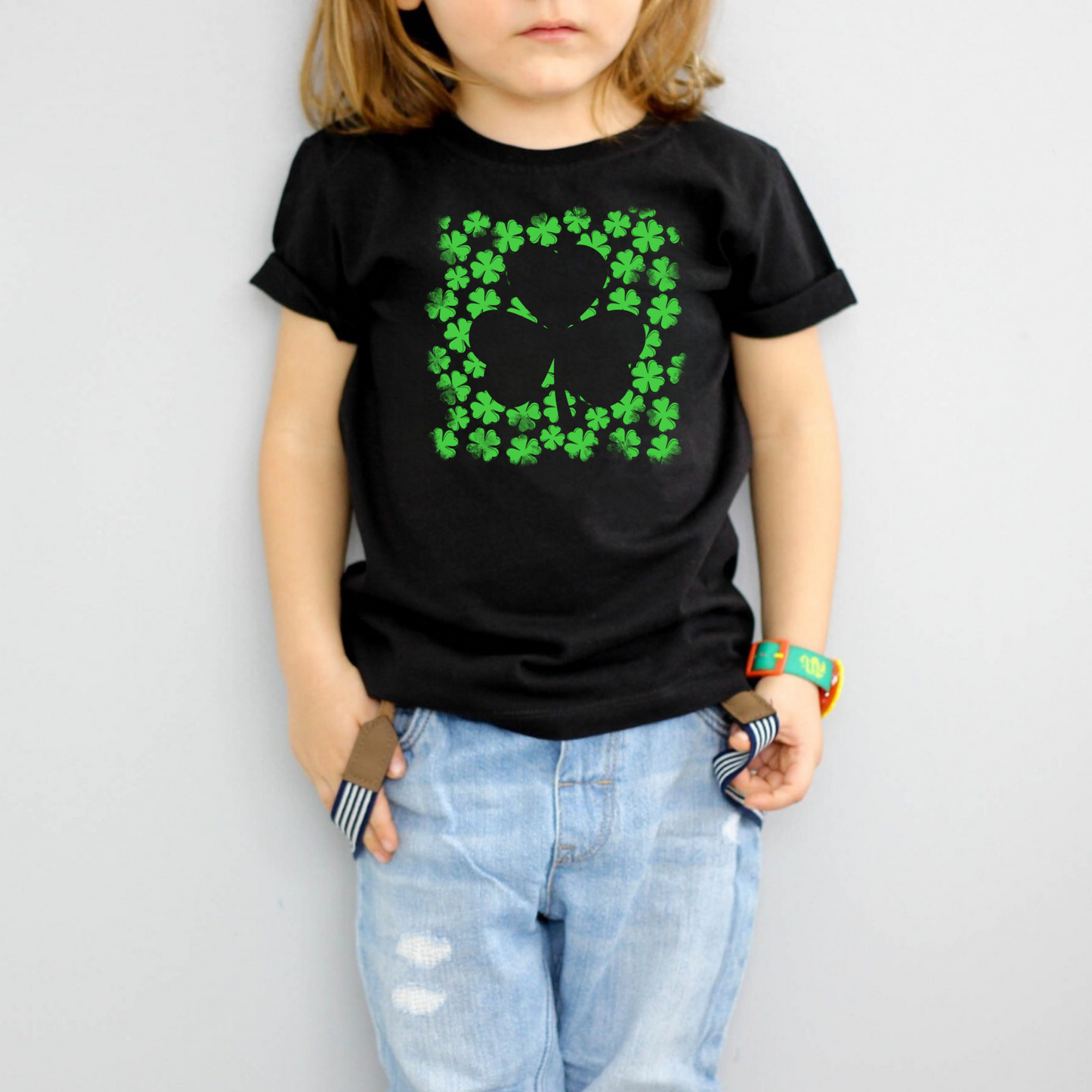 Shamrock St. Patrick's Day Shirt for Kids