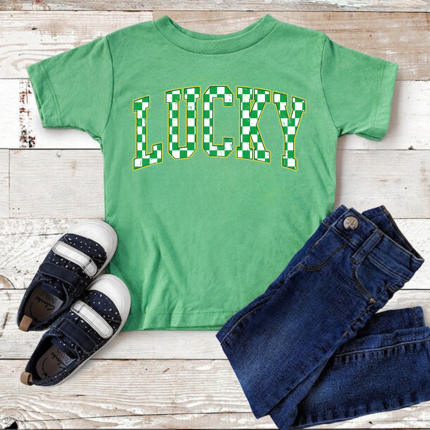 Retro Lucky Shirt | St. Patrick's Day Shirt for Kids