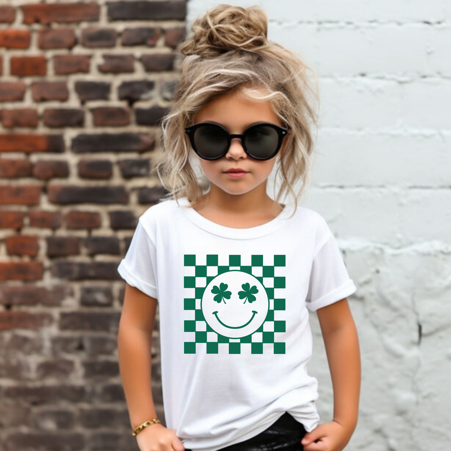 St. Patrick's Day Smiley Shirt for Kids