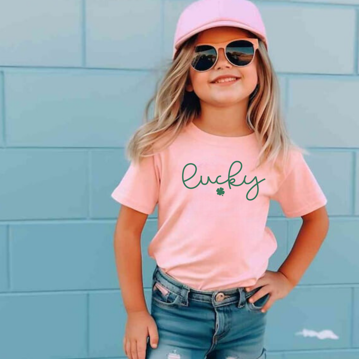 Lucky St. Patrick's Day Shirt for Girls