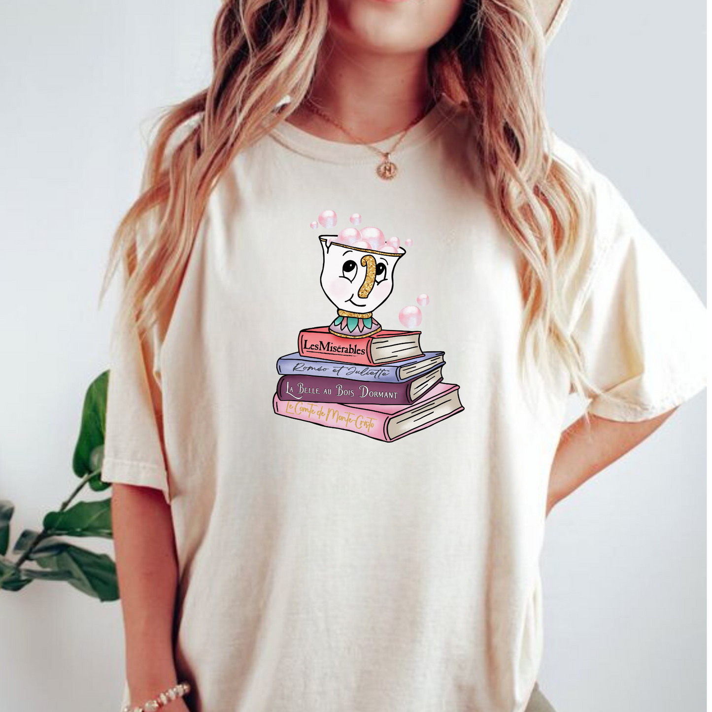 Teacup and Books Shirt