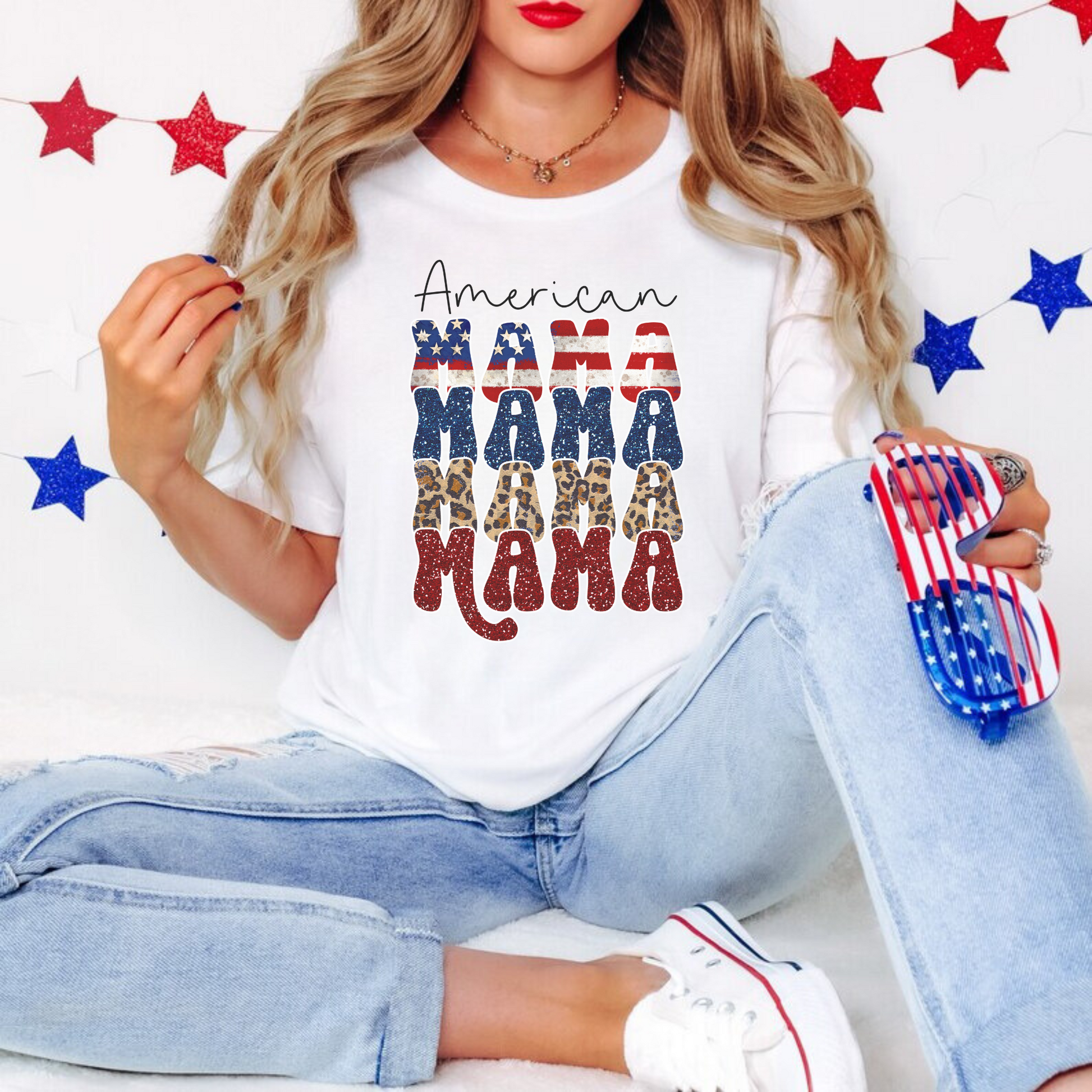 "American Mama" T-Shirt - Perfect for Any Occasion