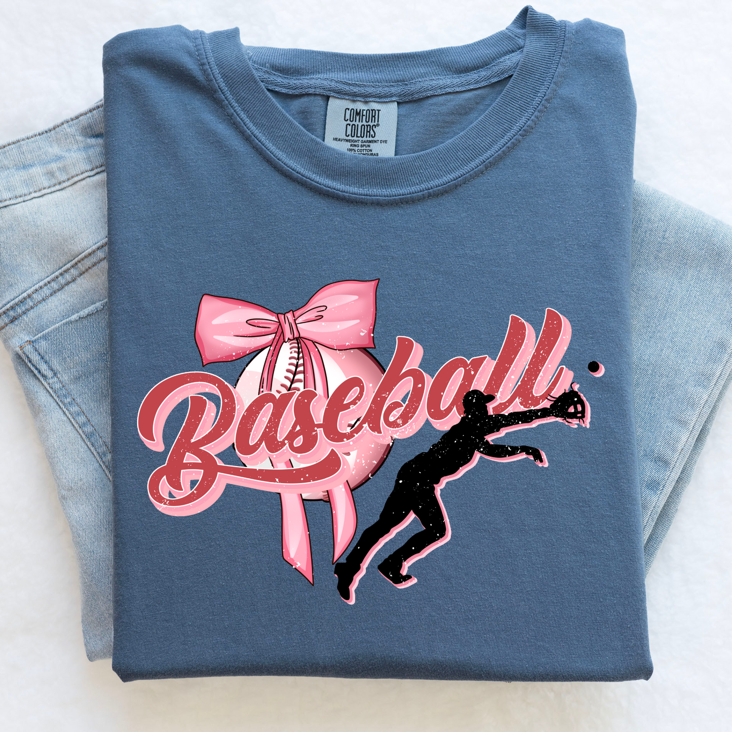 Baseball Pink Bow Shirt