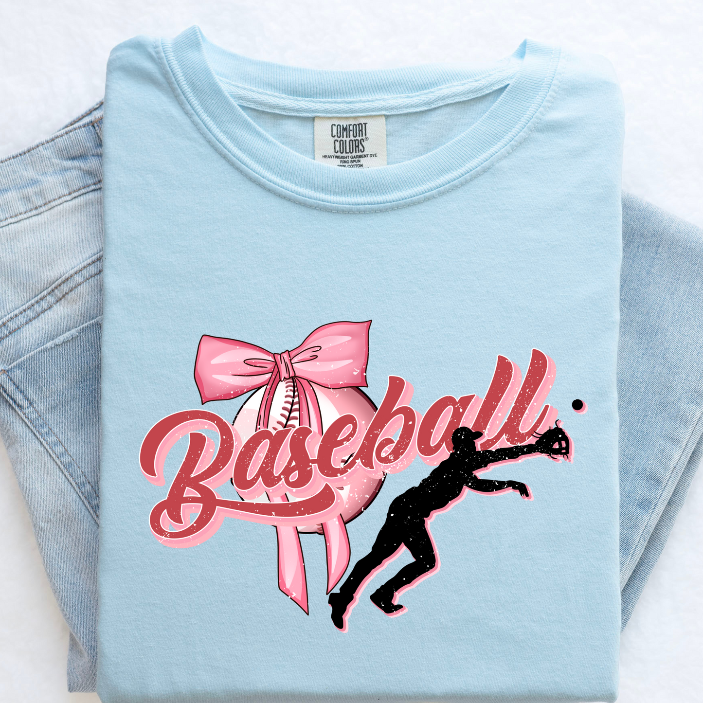 Baseball Pink Bow Shirt