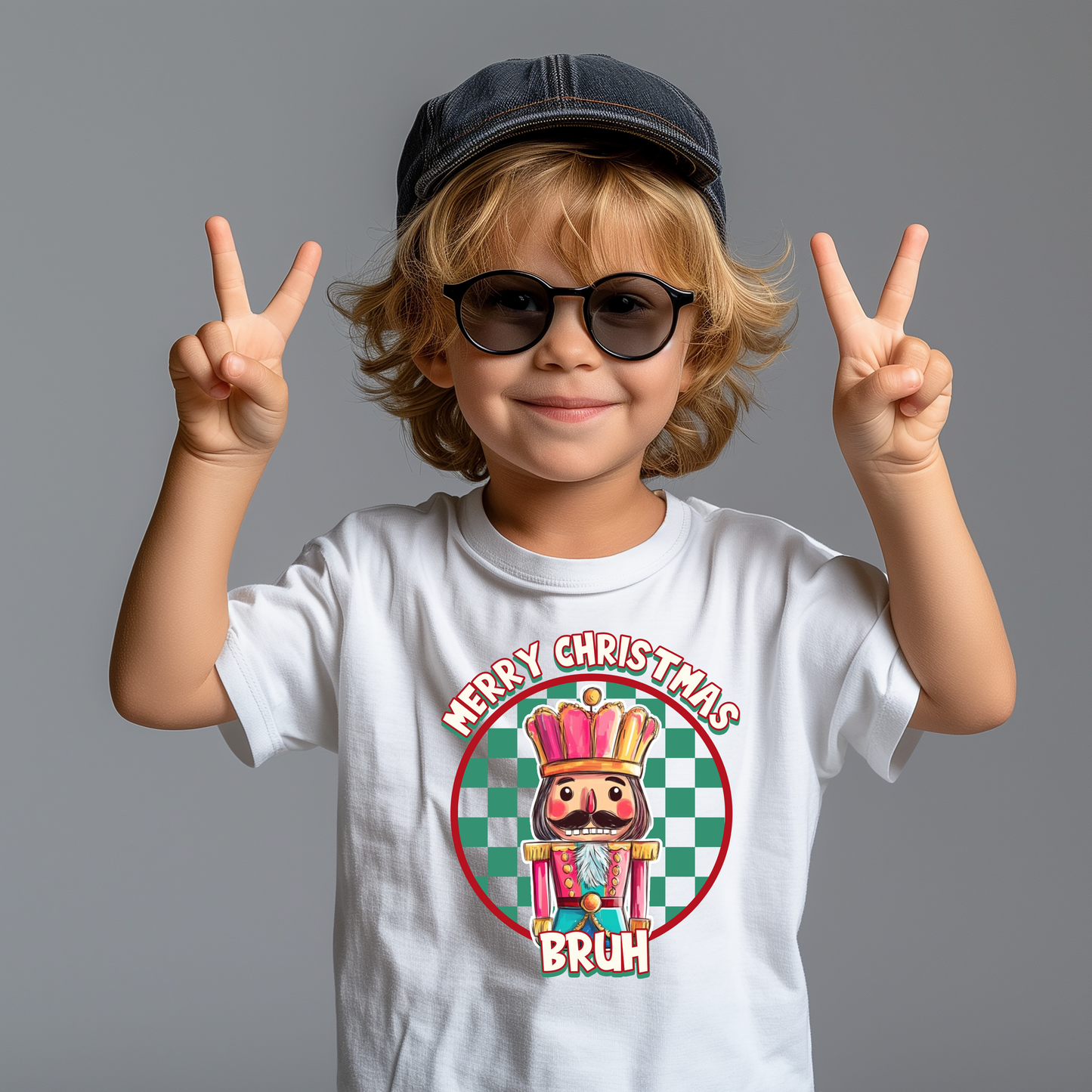 Merry Christmas Bruh | Nutcracker Christmas Shirt for Boys