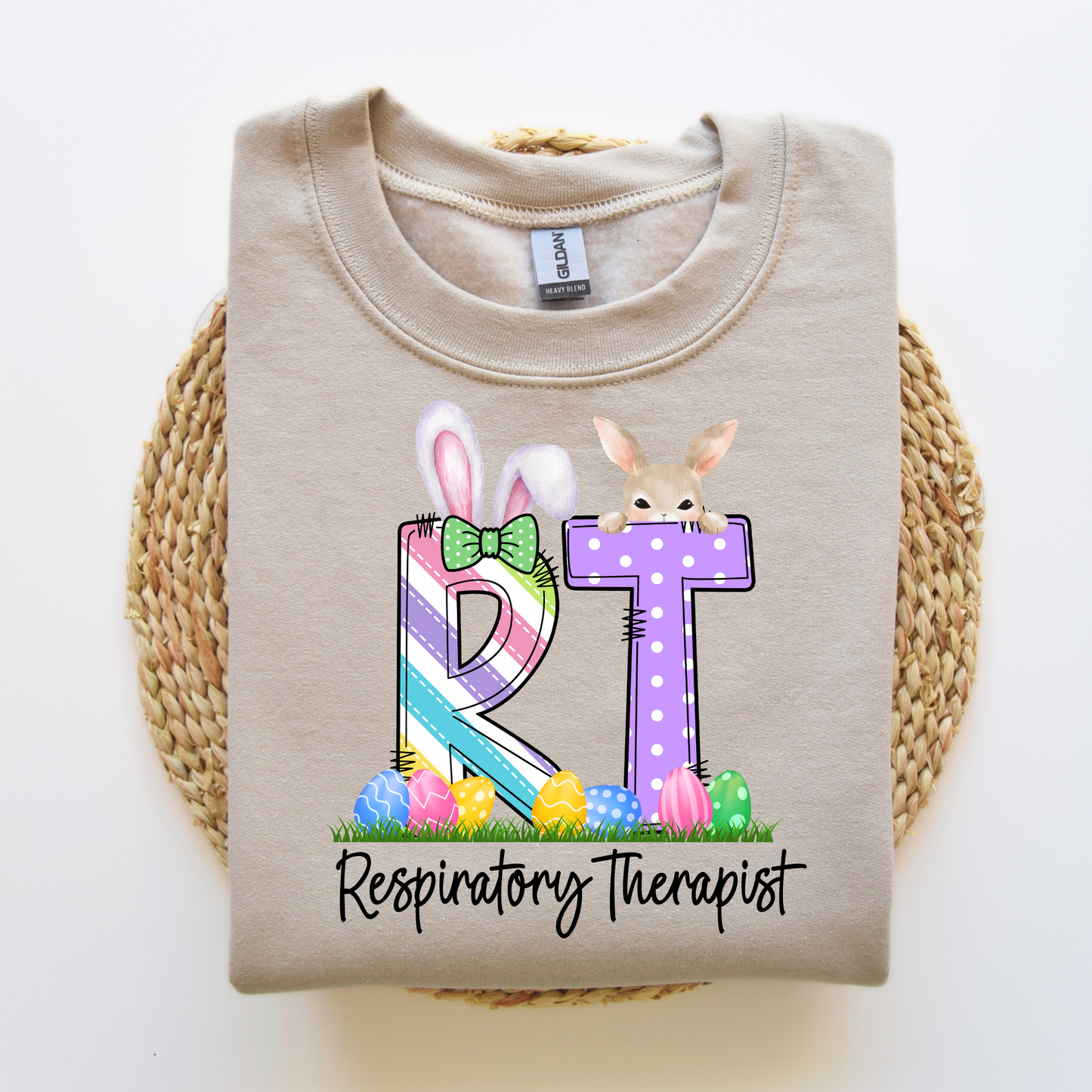 Respiratory Therapist Easter Crewneck Sweatshirt