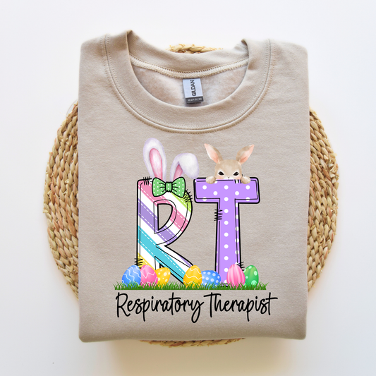 Respiratory Therapist Easter Crewneck Sweatshirt