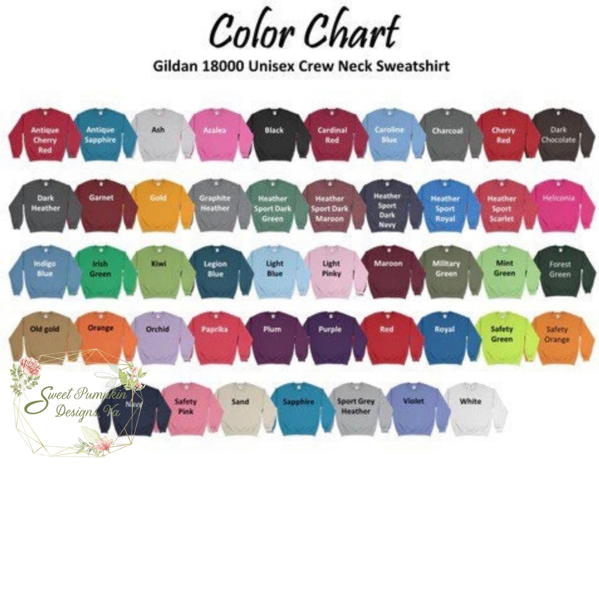 Gildan 18000 Unisex Crew Neck Sweatshirt