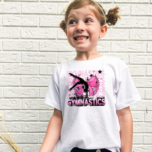 Pink Gymnastics Shirt for Girls