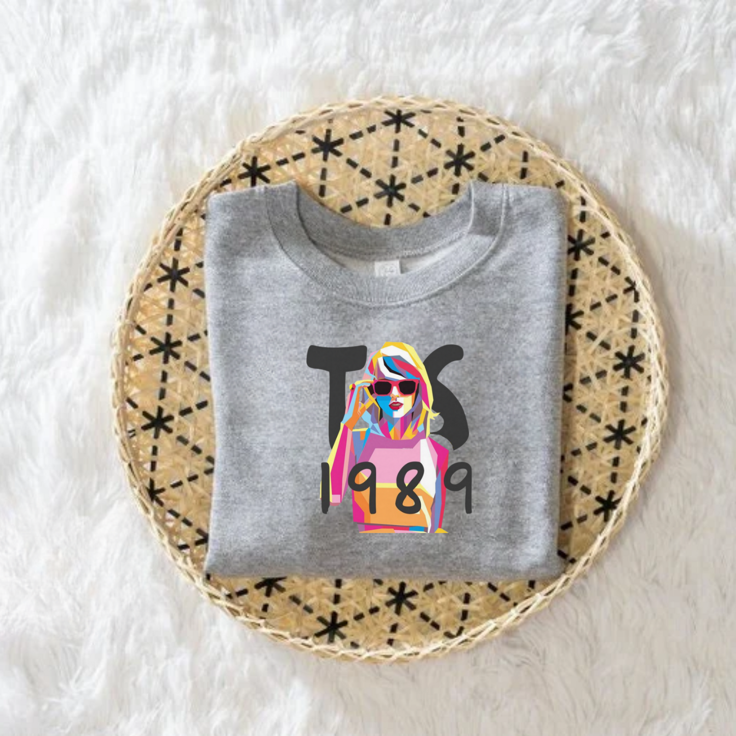 Retro 1989 Crewneck for Kids