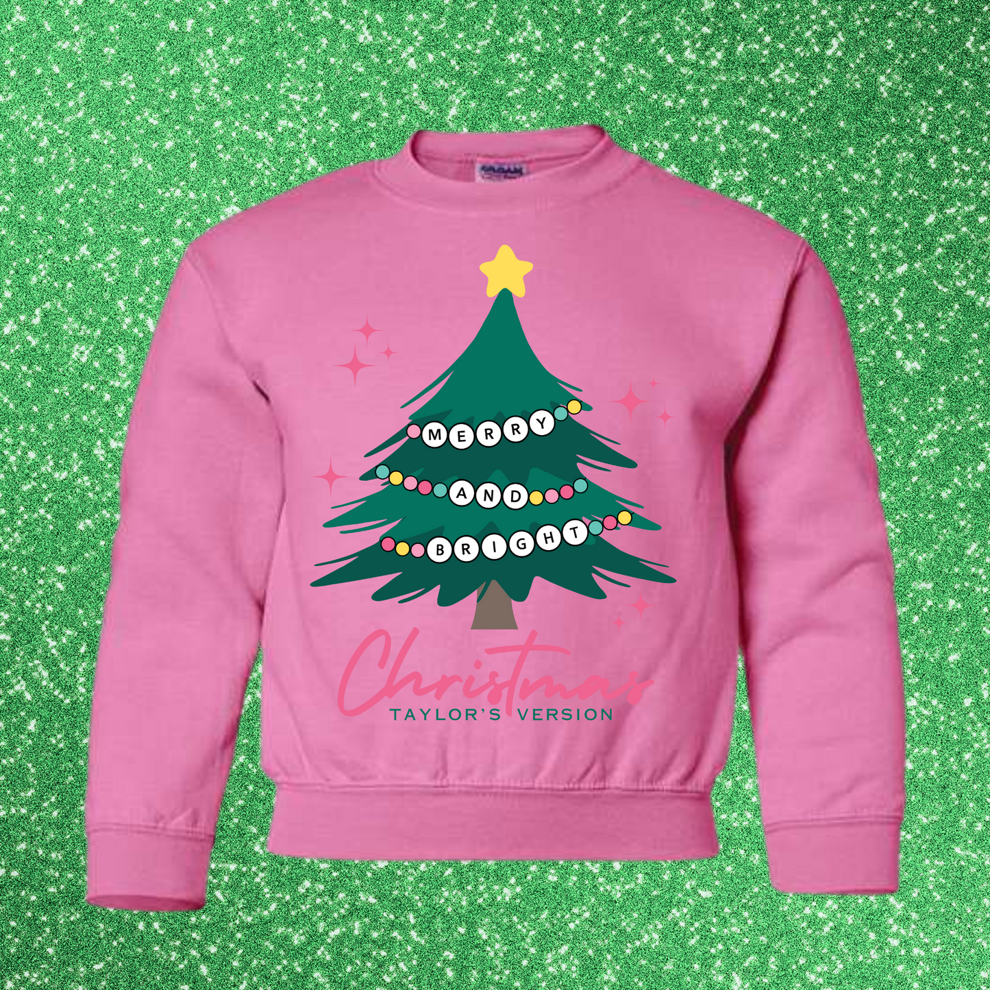 Merry & Bright TV Crewneck Sweatshirt for Girls