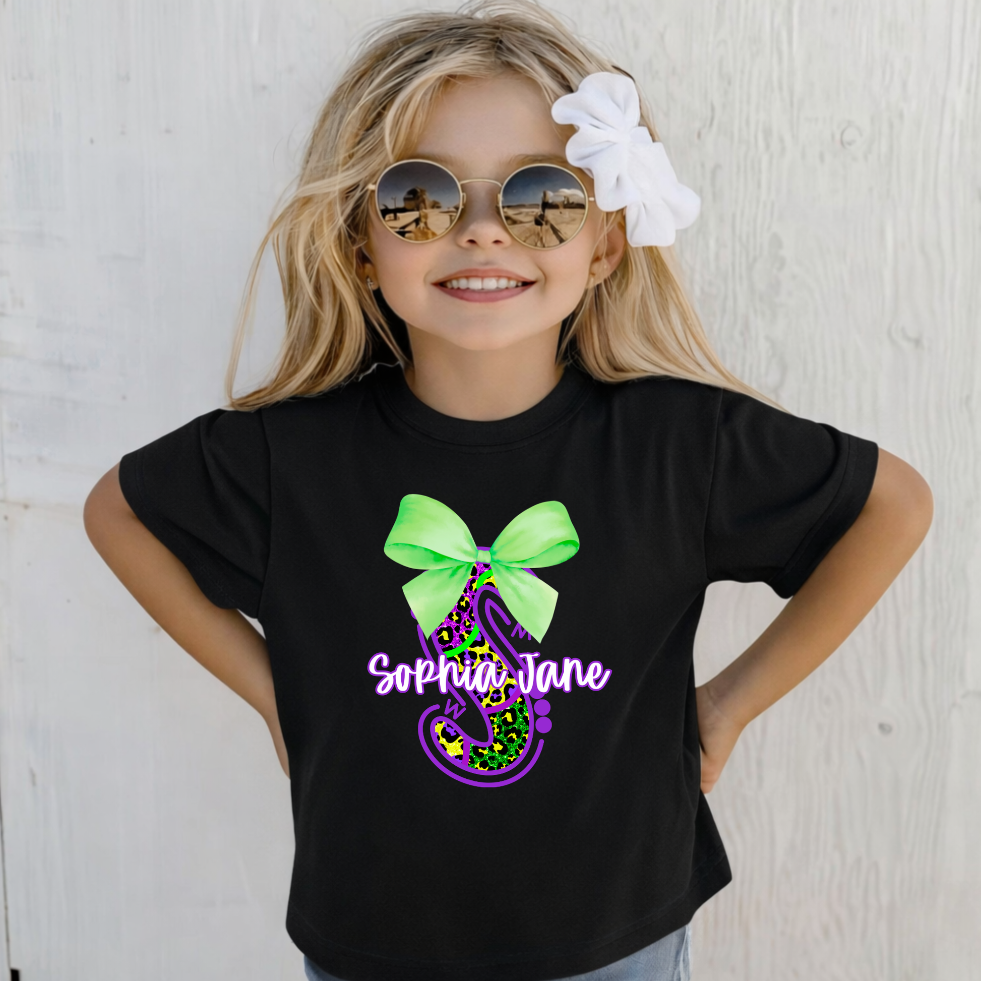 girls mardi gras shirt, personalized kids shirt, custom name shirt for girls, mardi gras parade outfit, cute mardi gras shirt, carnival shirt for kids, girls festive shirt, mardi gras bow shirt, kids mardi gras outfit, mardi gras gift for her, kids holiday shirt, personalized gift for girls, small business kids shirt