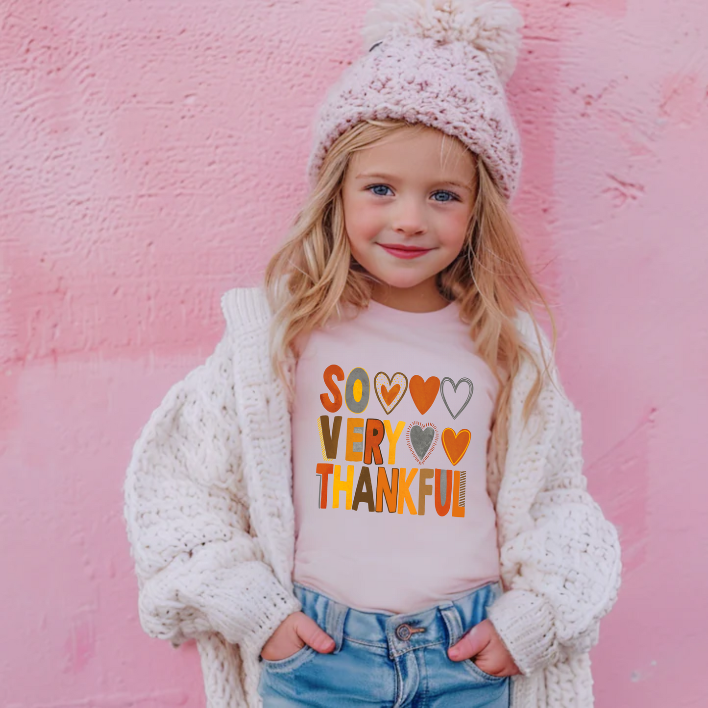 So Very Thankful Shirt for Kids