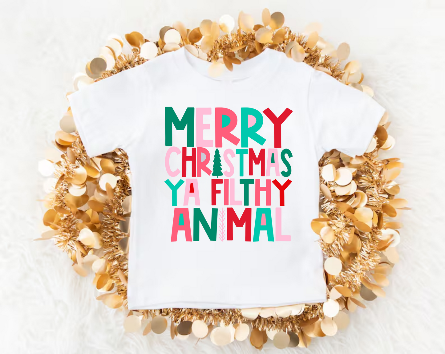 Merry Christmas | Funny Girls Christmas Shirt