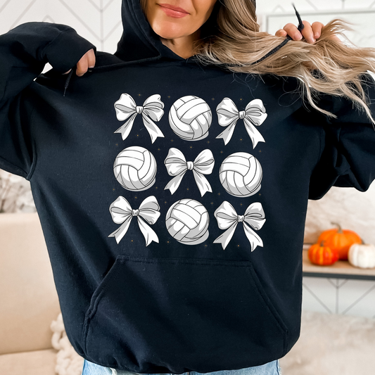 Volleyball Bow Hoodie