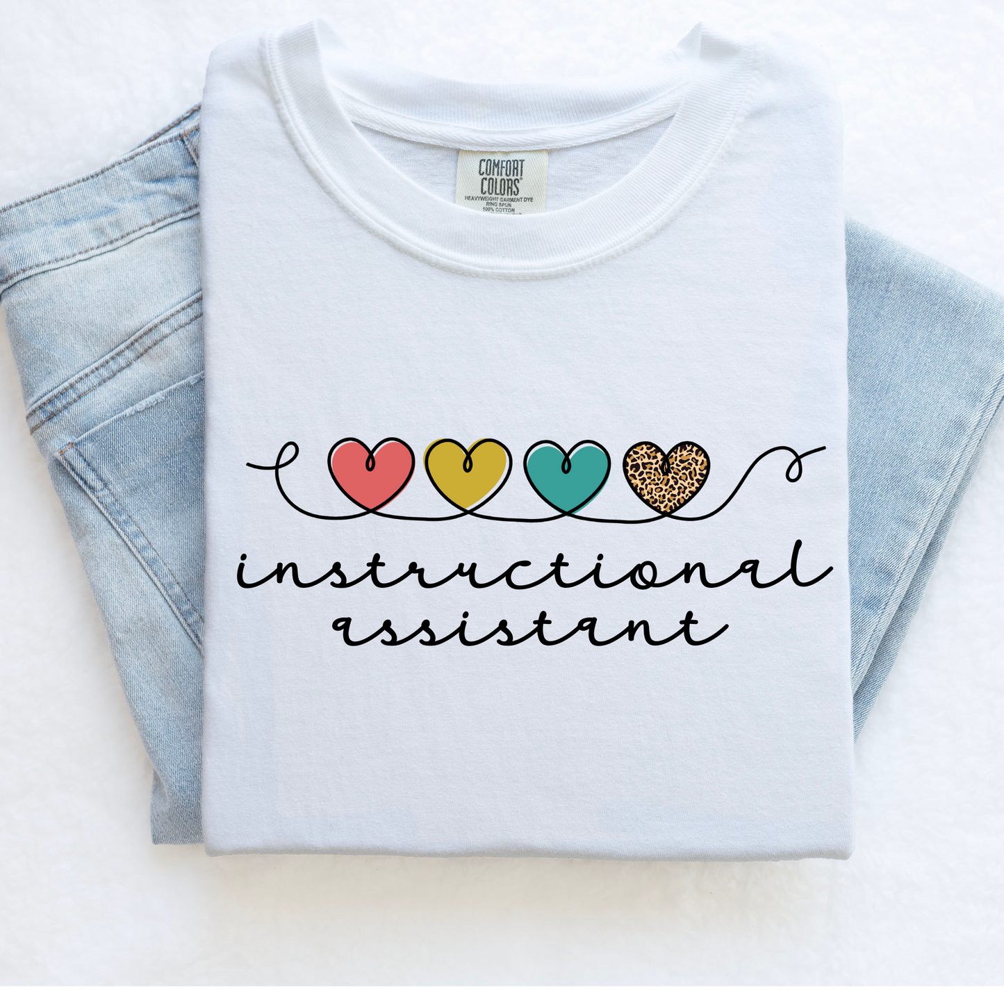 Leopard Print Instructional Assistant Shirt