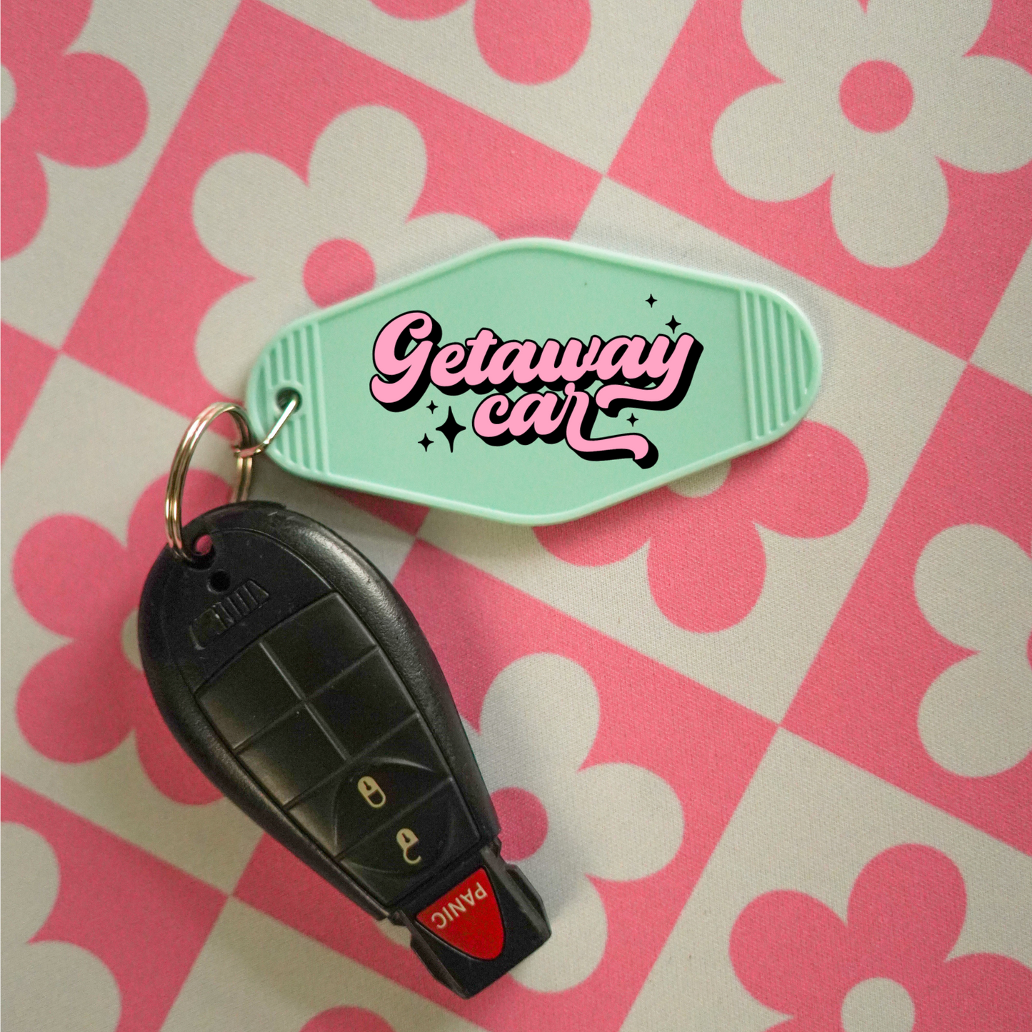 Getaway Car Keychain