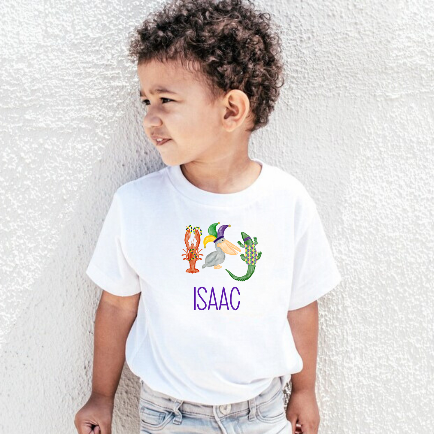 Personalized Mardi Gras Shirt for Kids
