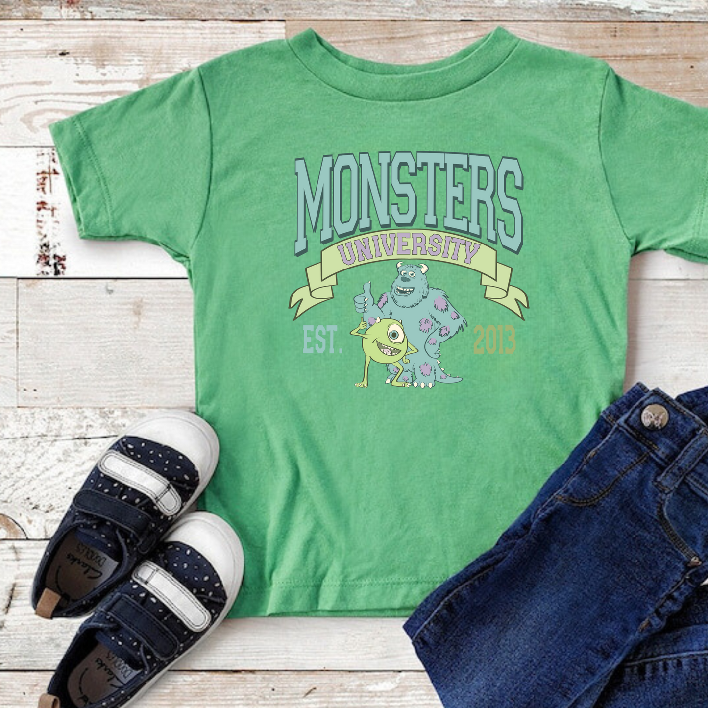 Monster College Shirt for Kids