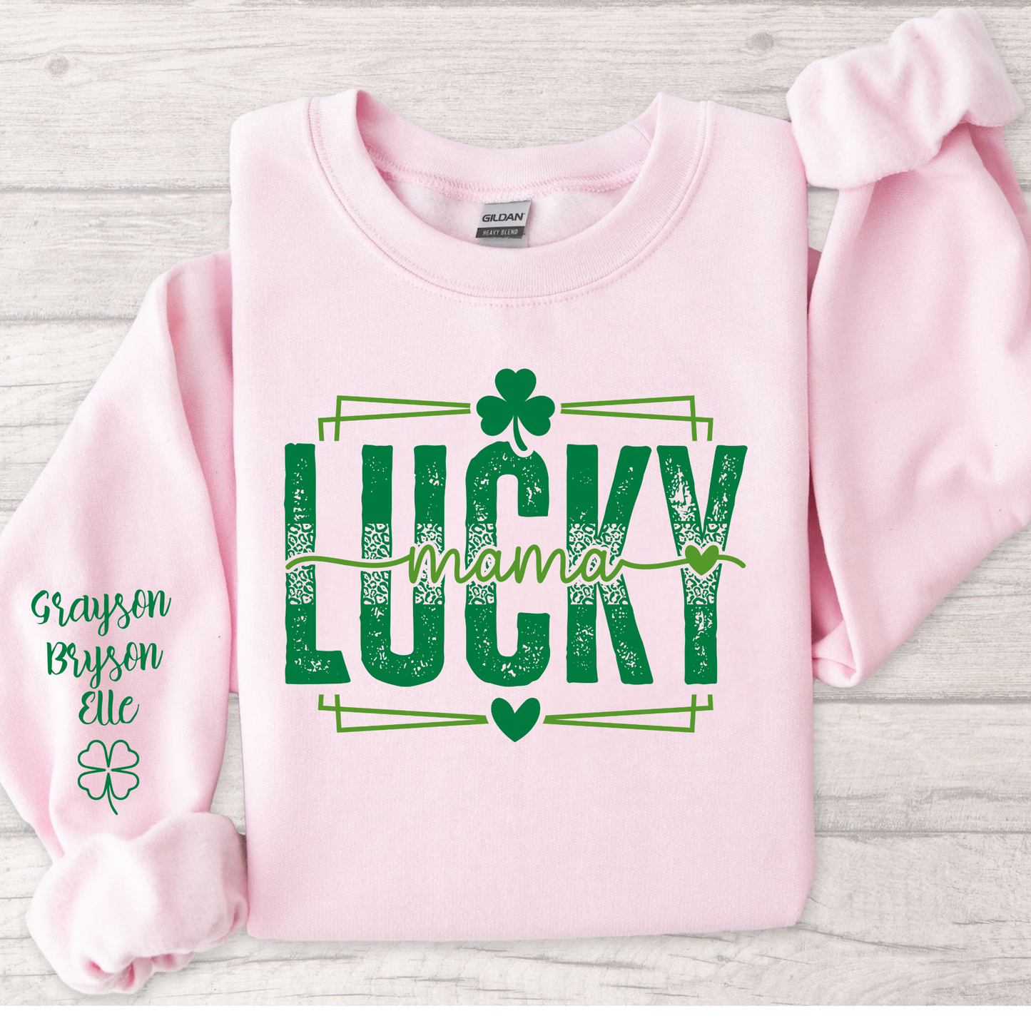 personalized mom sweatshirt with kids names