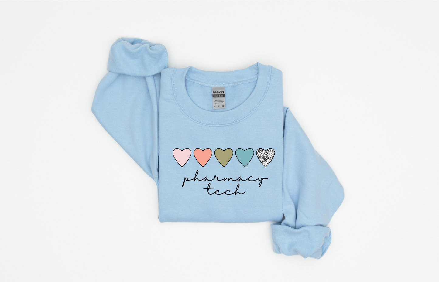 "Pharmacy Technician Crewneck Sweatshirt for Women" - A cozy and stylish sweatshirt featuring a pharmacy technician design for women.