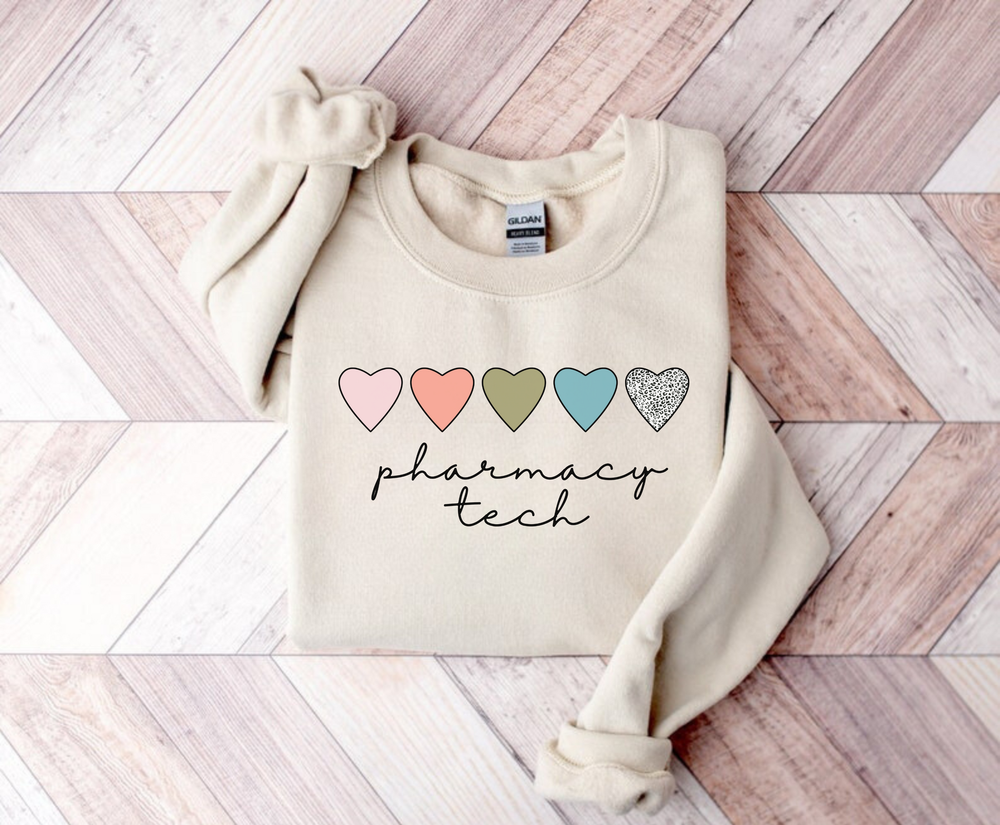 "Pharmacy Technician Crewneck Sweatshirt for Women" - A cozy and stylish sweatshirt featuring a pharmacy technician design for women.