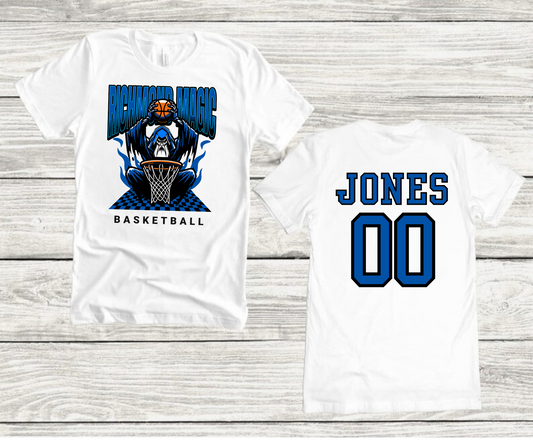 Personalized Richmond Magic Shirt - FRONT AND BACK PRINT