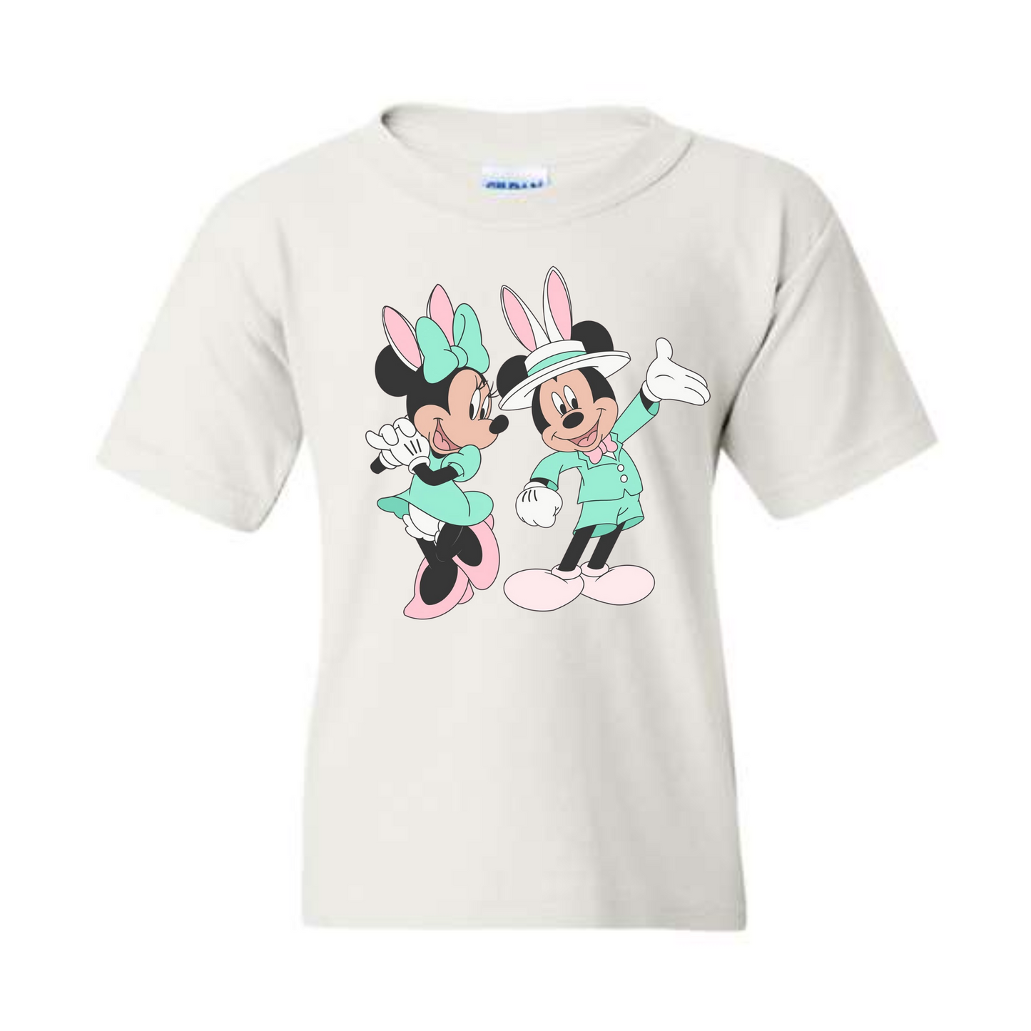 Easter Teal and Pink Mouse Shirt