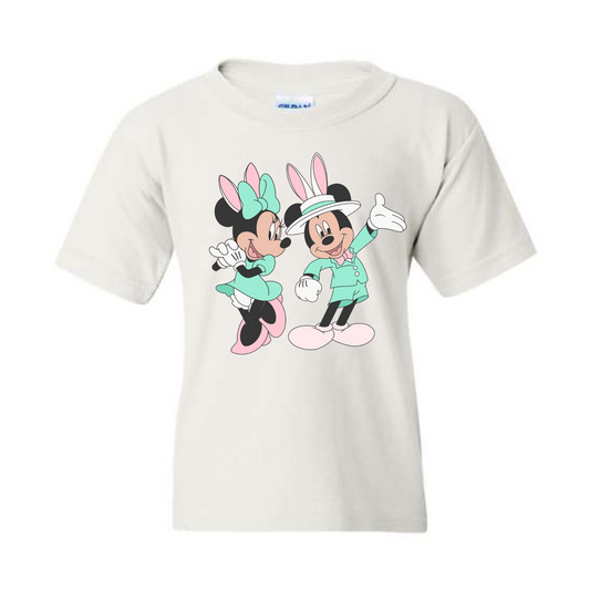 Easter Teal and Pink Mouse Shirt