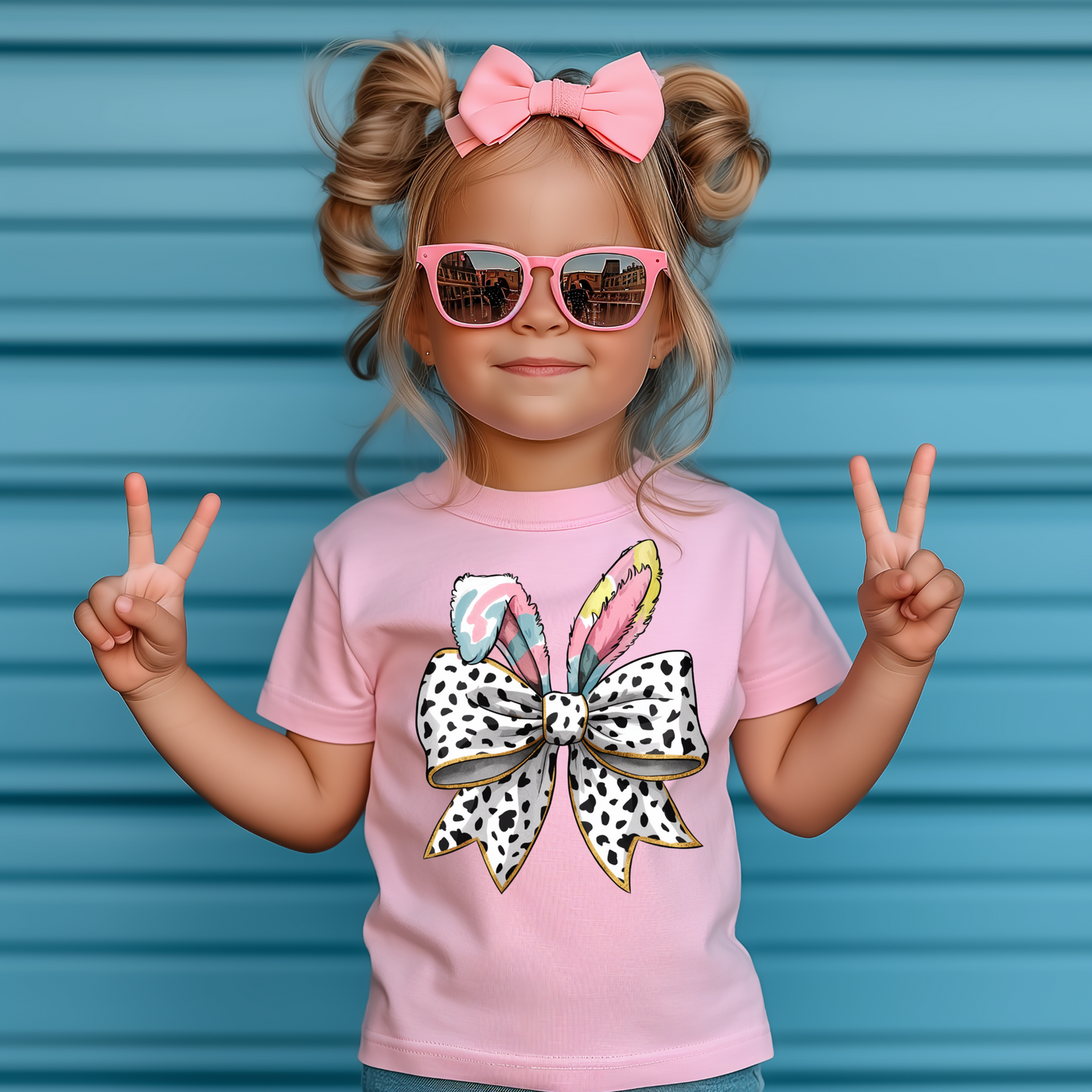 Easter Bunny Ears Shirt for Girls