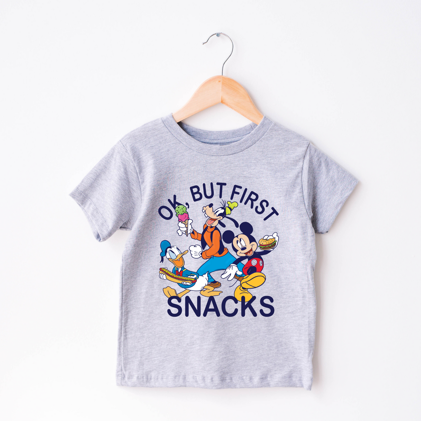 But First Snacks Shirt for Kids