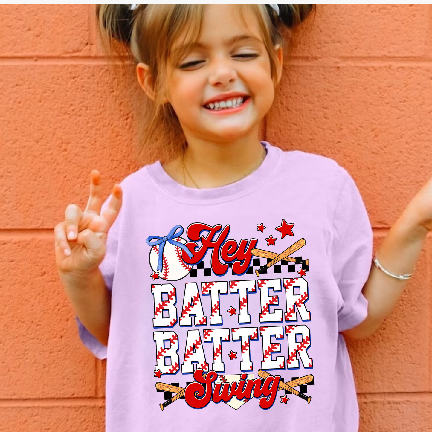 Hey Batter Batter Shirt for Kids