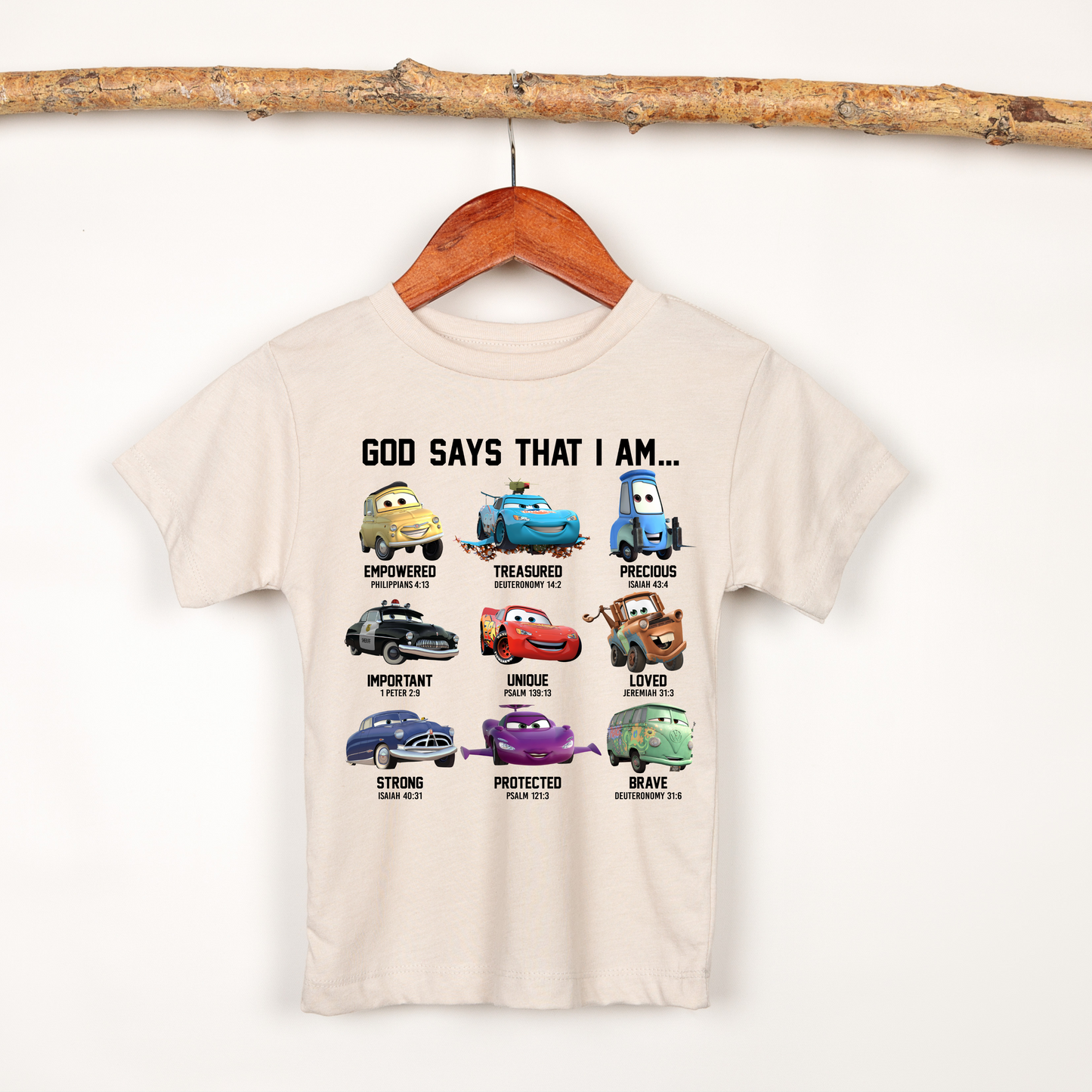 God Says I Am Cars Shirt