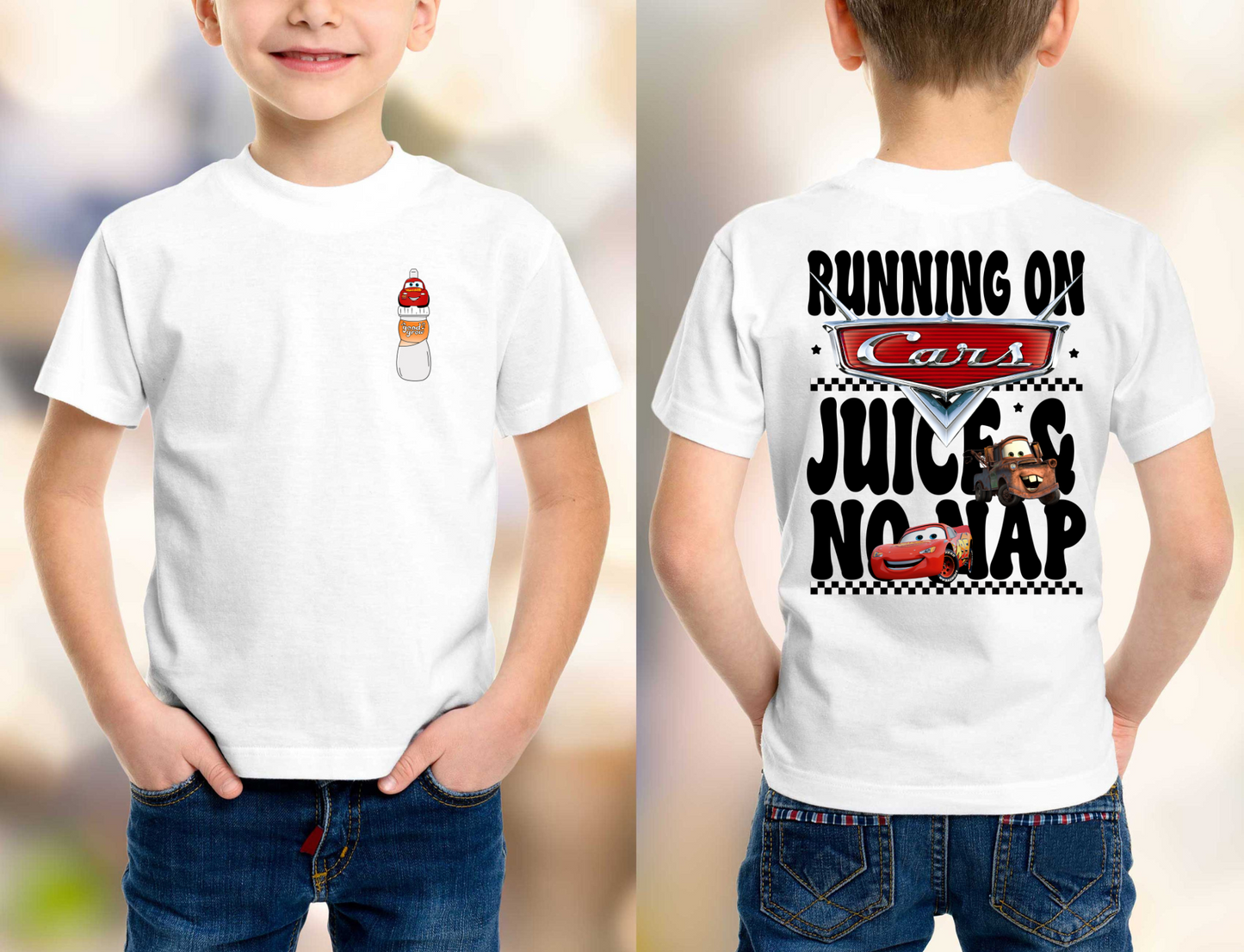 Juice, Cars, No Nap Shirt