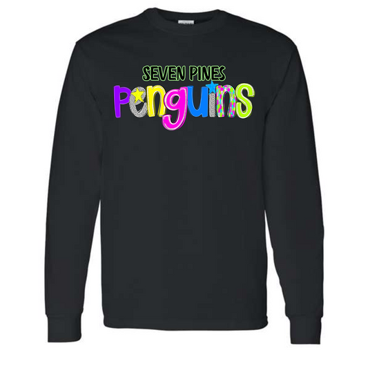 Seven Pines Elementary School Shirt Design 8 LONG SLEEVE
