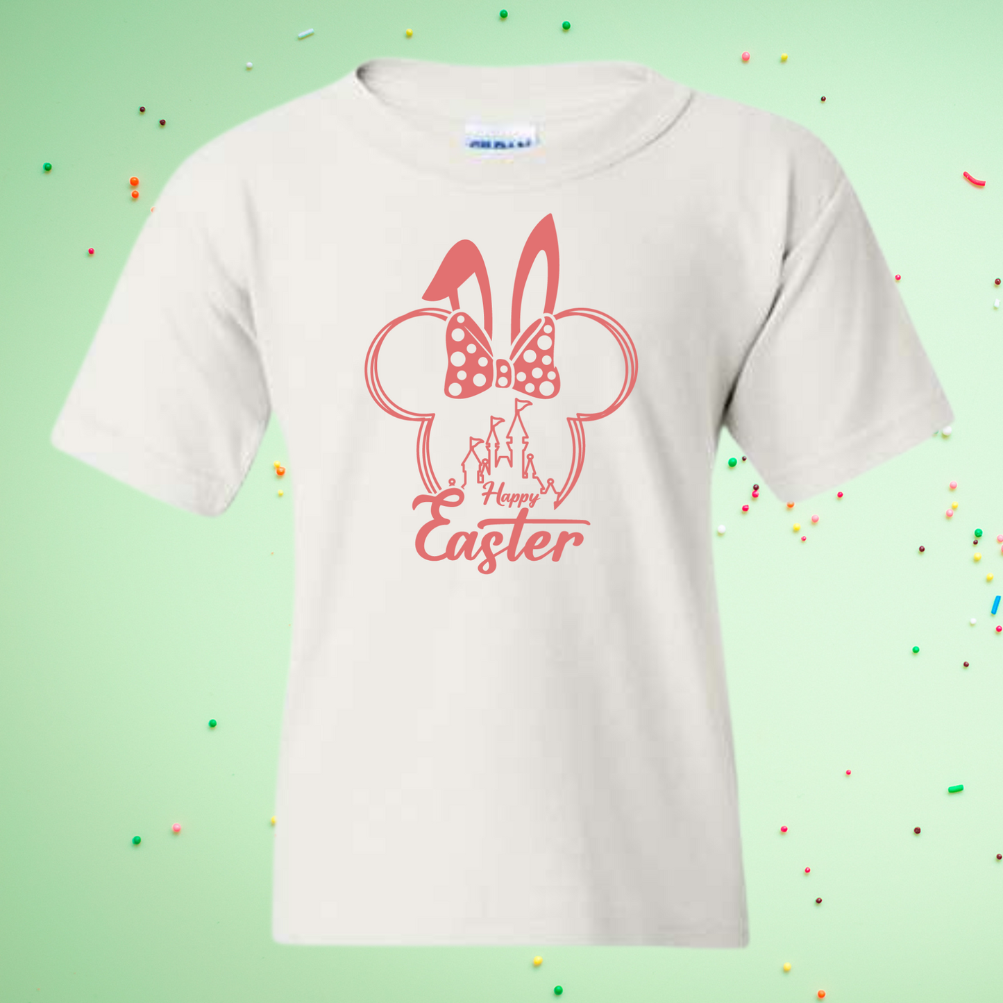 Mouse Pink Castle Easter Shirt